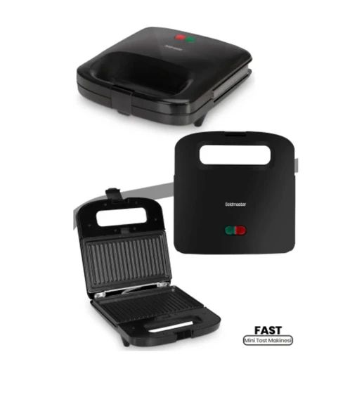 Fast 750 Watt Isınmaya Dayanıklı Mini Tost ve Izgara Makinesi ürün görseli