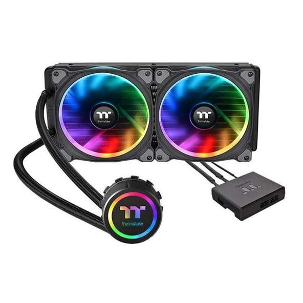THERMALTAKE 280MM FLOE RIING PLUS CL-W167-PL14SW-A RGB AM4-2066P SIVI SOĞUTMALI İŞLEMCİ FANI ürün görseli
