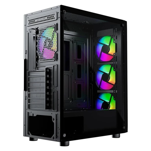 GAMEBOOSTER 600W A650B GAMING MID-TOWER PC KASASI - Resim 5