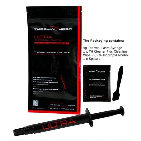 THERMAL HERO ULTRA TH-301302-INT 2Gr 13.0W Premium Termal Macun - Resim 2