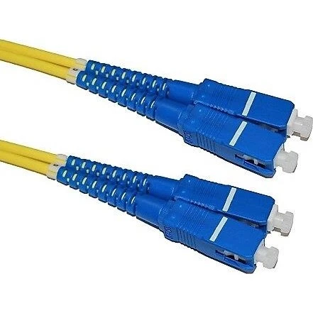DIGITUS 2m SM SC-LC 9/125µ LSZH Duplex Fiber Optik Patch Kablo - 1
