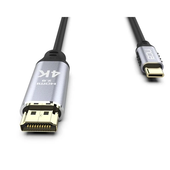 INCA ITCH-02TX 2metre TYPE-C - HDMI Görüntü Kablosu 4K - Resim 4