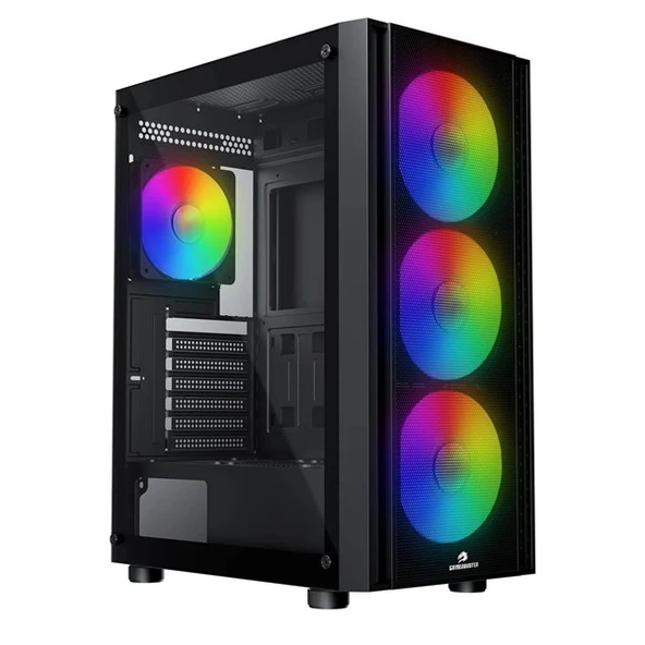 GAMEBOOSTER 600W CASTLE A651B GAMING MID-TOWER PC KASASI ürün görseli