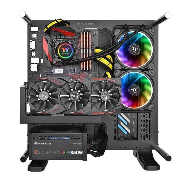 THERMALTAKE 280MM FLOE RIING PLUS CL-W167-PL14SW-A RGB AM4-2066P SIVI SOĞUTMALI İŞLEMCİ FANI - Resim 2