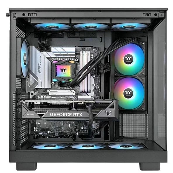 THERMALTAKE 240MM LA240 CL-W457-PL12SW-A AM5-1851P RGB SIVI SOĞUTMALI İŞLEMCİ FANI - Resim 6
