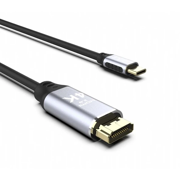 INCA ITCH-02TX 2metre TYPE-C - HDMI Görüntü Kablosu 4K - Resim 3
