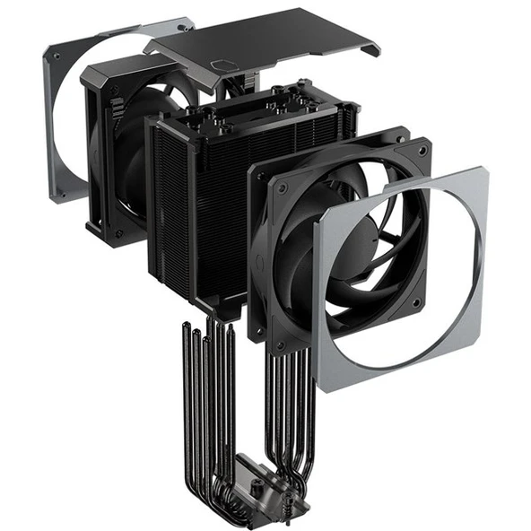 COOLERMASTER 612 APEX MAP-T6PN-225PK-R1 AM5-1851P HAVA SOĞUTMALI DUAL İŞLEMCİ FANI - Resim 6