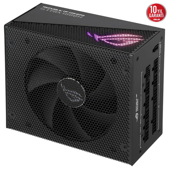 ASUS 1000W 80+ GOLD ROG STRIX 1000G AURA PCIe5.0 Tam Modüler Power Supply - Resim 8