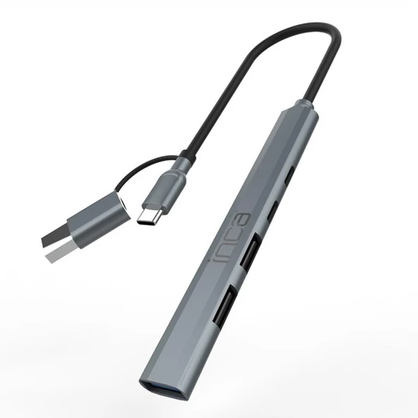 INCA IUTP-06T 5port USB 3.0 TYPEC Çoklayıcı Hub - 1