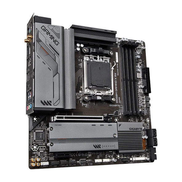 GIGABYTE B650M GAMING X AX WIFI-6E DDR5 HDMI DP PCIe 16X v4.0 AM5 mATX - 3