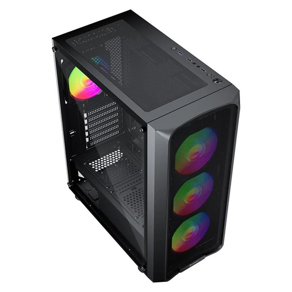 GAMEBOOSTER 600W A650B GAMING MID-TOWER PC KASASI - Resim 4