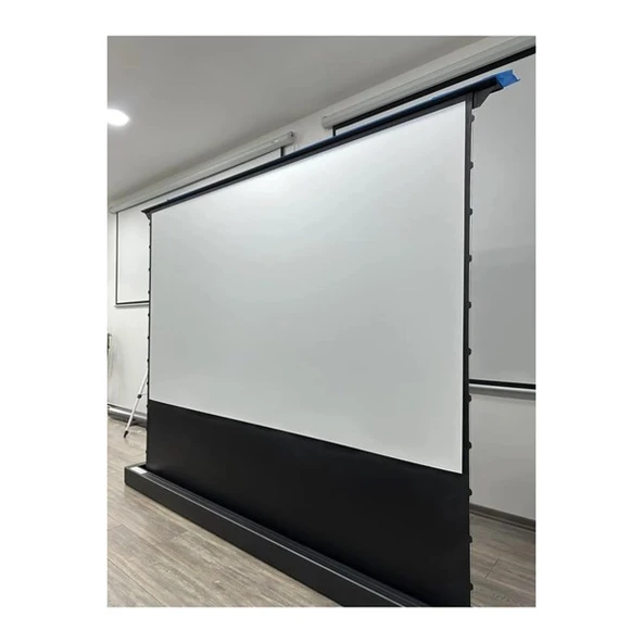 CODEGEN PEX-200 212x123 cm Taşınabilir Portatif Elektrikli Pull Up Floor Screen Projeksiyon Perdesi - Resim 2