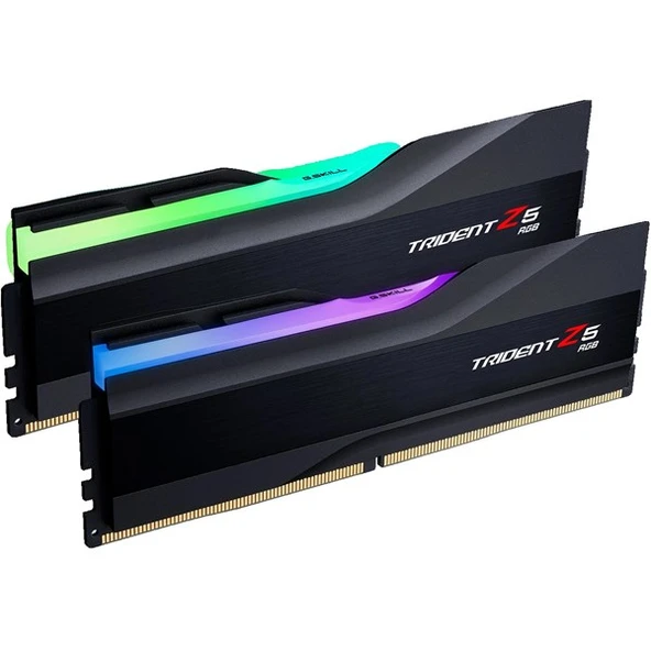 GSKILL 32GB (2X 16GB) DDR5 6000MHZ CL28 RGB DUAL KIT PC RAM TRIDENT Z5 F5-6000J2836G16GX2-TZ5RK - Resim 2