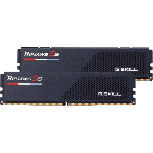 GSKILL 32GB (2X 16GB) DDR5 6000MHZ CL36 DUAL KIT PC RAM RIPJAWS S5 F5-6000J3636F16GX2-RS5K - Resim 2