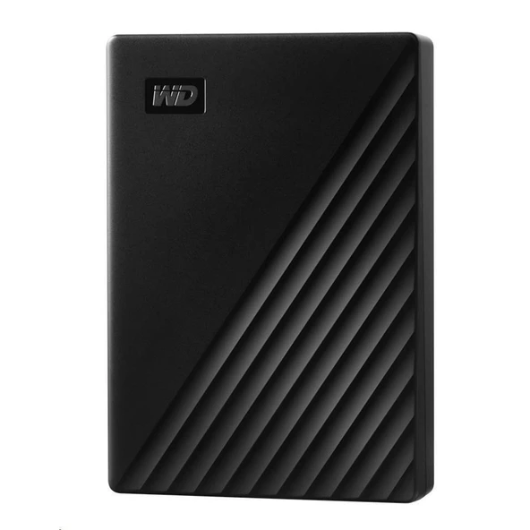 WD 5TB MY PASSPORT 2T(THIN) BLACK WDBPKJ0050BBK-WESN USB 3.0 HARİCİ DİSK - 1