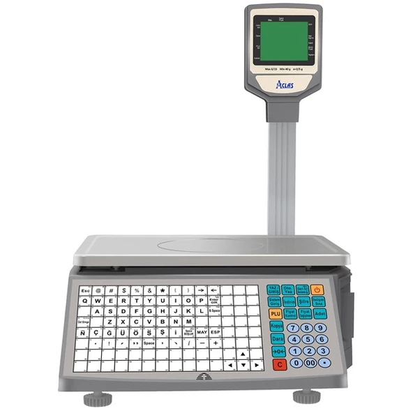 ACLASS LS2 Barkod Yazıcılı Terazi Ethernet,Seri 15kg ürün görseli
