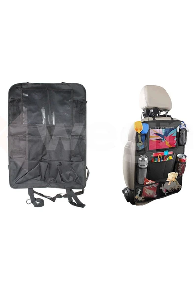 WEGNA ARAÇ İÇİ KOLTUK ARKASI ORGANİZERİ TABLET TUTUCU 490113 ürün görseli