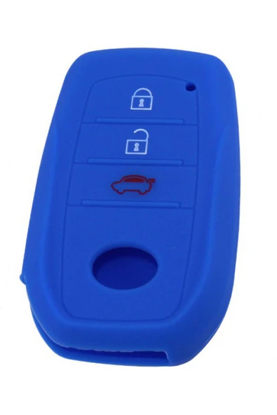 AFT KONTAK ANAHTAR KUMANDA KORUYUCU KILIF SİLİKON MAVİ TOYOTA COROLLA -HILUX 613138 ürün görseli