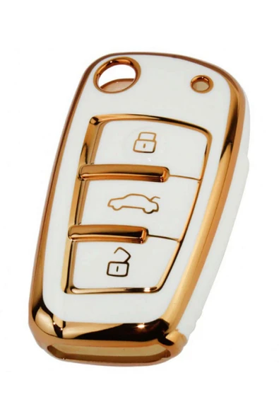 AFT KONTAK ANAHTAR KUMANDA KORUYUCU KILIF TPU BEYAZ AUDI A3 12-20 613138 ürün görseli