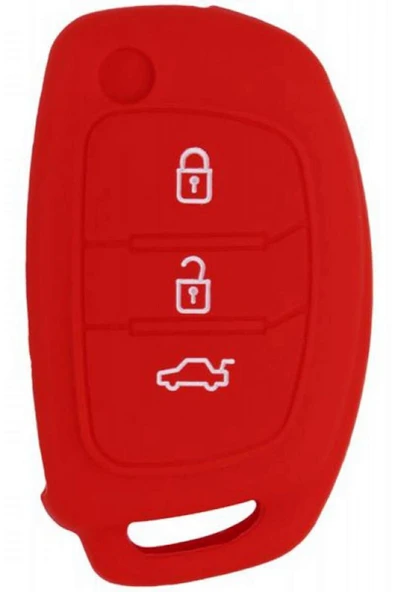 AFT ANAHTAR KUMANDA KORUYUCU KILIF SİLİKON KIRMIZI HYUNDAI ACCENT BLUE 2013-2018 613138 ürün görseli