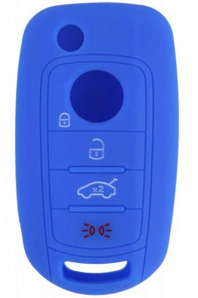 AFT ANAHTAR KUMANDA KORUYUCU KILIF SİLİKON MAVİ FIAT EGEA 334108 ürün görseli