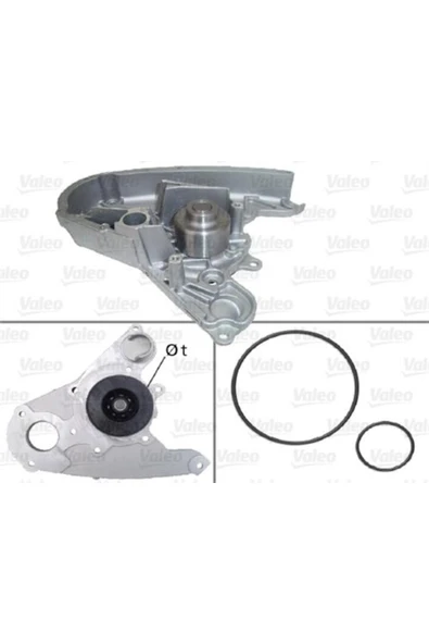 GVA Devırdaım Su Pompası Fıat Ducato 06 Ivecodaıly Iıı 05 C13 2.3 Jtd F1a Karsan J10 ürün görseli