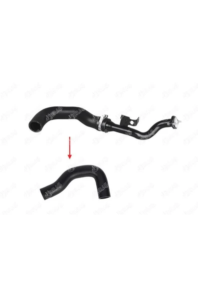 IBRAS TURBO HORTUMU BÜYÜK METAL BORU HARİÇ FIAT LINEA 1.3 JTD. / 1.4 16V TURBO ürün görseli