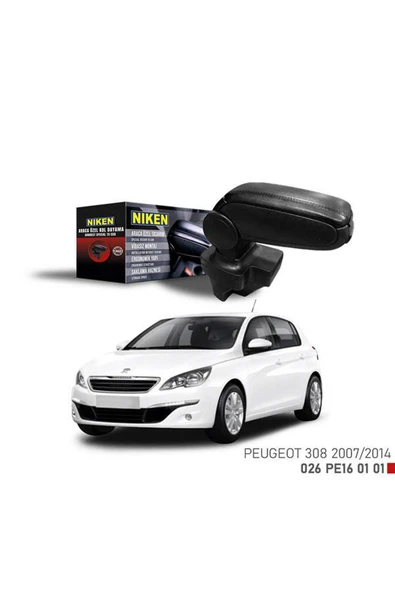 Universal ARACA ÖZEL KOL DAYAMA SİYAH PEUGEOT 308 07-13 BSTMY - 1