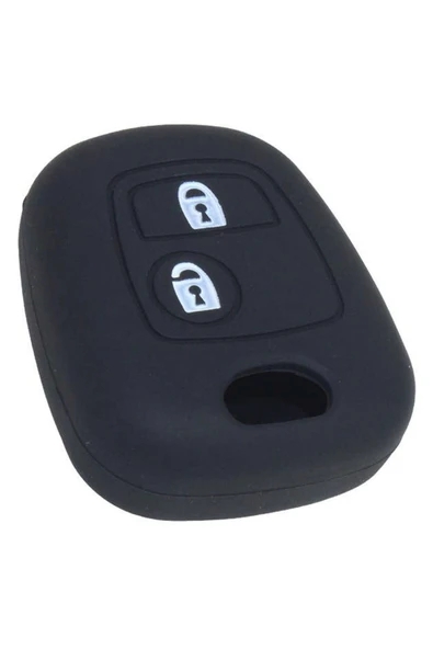 AFT KONTAK ANAHTAR KUMANDA KORUYUCU KILIF SİLİKON 2 TUŞ SİYAH PEUGEOT 206-307-C2-C3-C4 613138 ürün görseli