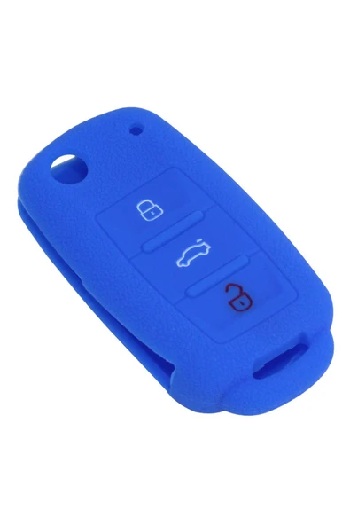 AFT KONTAK ANAHTAR KUMANDA KORUYUCU KILIF SİLİKON MAVİ VW CADDY-JETTA-POLO-GOLF 6-SEAT LEON 613138 ürün görseli