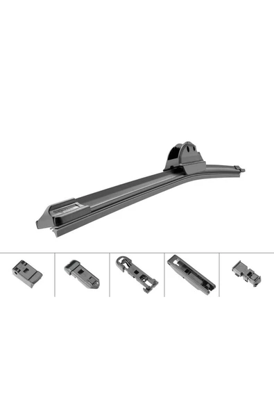 Bosch SİLECEK SÜPÜRGESİ AEROECO MUZ TİPİ 600MM UNIVERSAL 4 APARATLI AE600 682144 - 1
