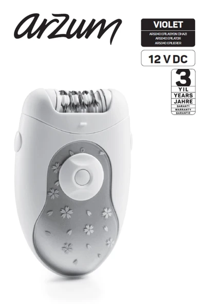 Arzum Violet Epilasyon Aleti AR5040 Epilasyon Cihazı 18 Cımbız - 2