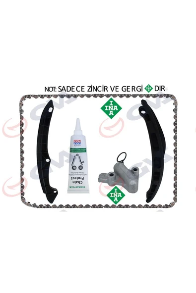 GVA EKSANTRİK ZİNCİR SETİ GOLF5/6-JETTA-PASSAT-SCIROCCO-A3-LEON 1.6 FSI BLF - 1.4 TSI CAXA-B 613138 ürün görseli