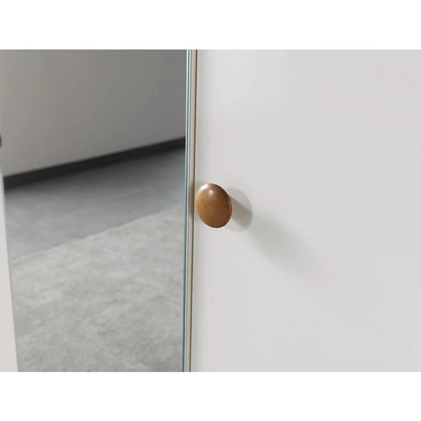 EVİMŞAH GARDIROP 4 KAPILI OSLO AYNALI DOLAP - 3