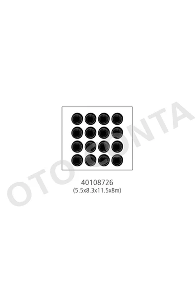 OTO CONTA Subap Lastiği 16 Adet Clıo Iıı-twng-modus 05 Logan Sandero 12 1.2 16v D4f 5.5x8. ürün görseli