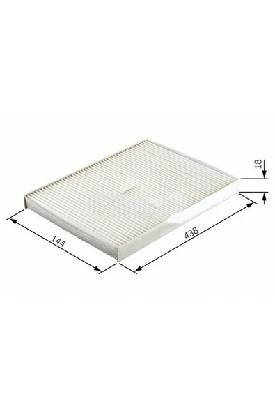 Sardes POLEN FİLTRESİ [ FIAT DUCATO, CITROEN JUMPER, PEUGEOT BOXER 1.9 D-TD/2.0/2.0 JTD/2.5 D-T 612138 ürün görseli