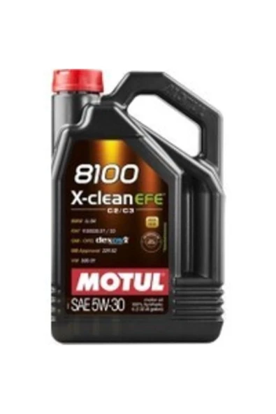 Motul 8100 X-clean Efe 5w30 Partiküllü Dpf C3 Dexos2 Motor Yağı 4lt 2023 Üretim ürün görseli