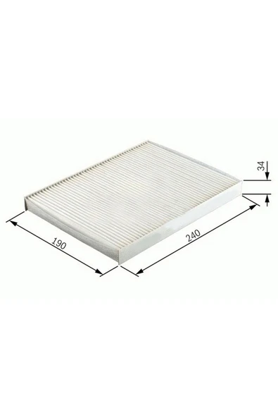 Sardes POLEN FİLTRESİ (FORD FİESTA V - FUSİON - FUSİON PLUS) 02-- 27053 ürün görseli