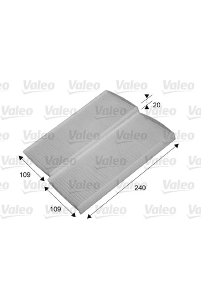 VALEO POLEN FİLTRESİ 2 PARÇA MASTER III 10 MASTER IV 19 KANGOO II 08 KANGOO EXPRESS 19 MOVANO B 10 RSZYN ürün görseli