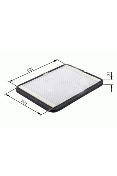 Sardes Polen Filtresi (ford Mondeo I - Mondeo Iı - Mondeo Iıı - Couga) Uyumlu ürün görseli