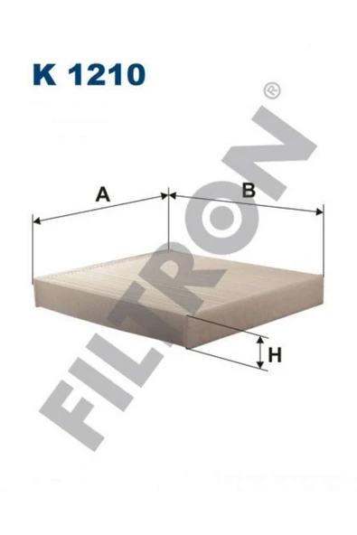 Filtron KABİN FİLTRESİ DAİHATSU CHARADE II LEXUS CT GS IS SUBARU LEGACY IV OUTBACK III TREZİA TO 612138 ürün görseli