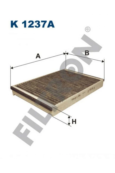 Filtron KABIN FILTRESI KARBONLU [ VOLVO S60-V60-S80 II ] 612138 ürün görseli