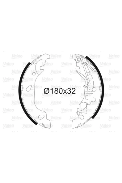 seninoton ARKA PABUÇ BALATA PUNTO 1.2 1.3JTD 1.9JTD 99 03 GRANDE PUNTO 1.3D 08 TÜM MODELLER 180x32 ürün görseli