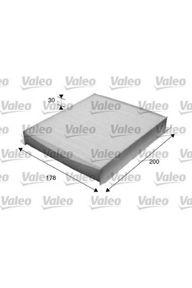 VALEO POLEN FİLTRESİ BIPPER-NEMO 08 DOBLO III-PUNTO-FIORINO-LINEA 06 EGEA 15 COMBO 12 1.3-1.6CDTI-1 RSZYN ürün görseli
