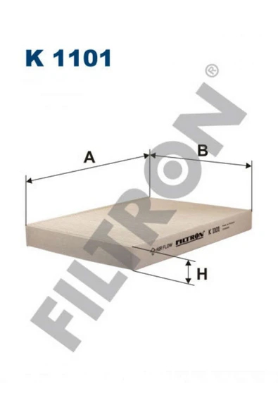 Filtron KABİN FİLTRESİ FİAT DOBLO I IDEA PUNTO II LANCİA MUSA YPSİLON UAZ HUNTER PATRİOT 612138 ürün görseli