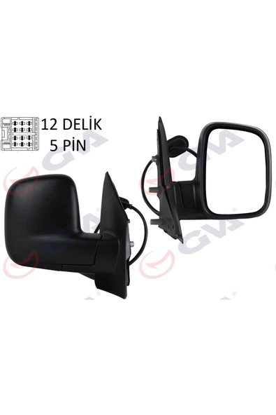 seninoton Dış Dikiz Aynası Sağ Transporter T5 Multıvan 04 Elektrikli Isıtmalı Konveks 5 Fiş Vm-373ehr ürün görseli