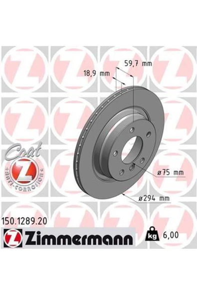 Universal FREN DISKI ARKA BMW E46 98 05 - 1