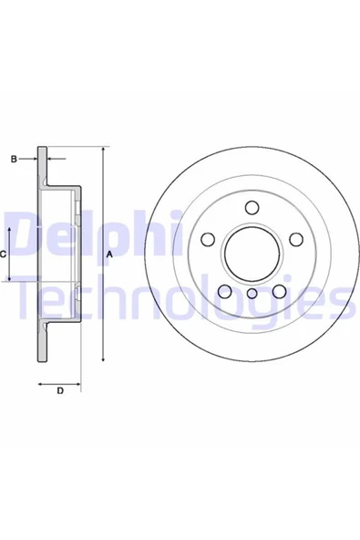 Universal FREN DISKI ARKA MINI F54 F55 F56 F57 - 1