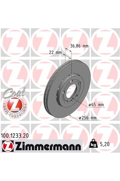 Zimmermann Ön Fren Aynası Golf Iv-polo 01 Bora 99-05 Leon 99-06 Toledo Iı Ibıza Iv-v A3 96 ürün görseli