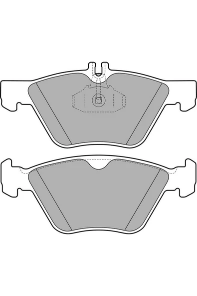 DELPHİ FREN BALATASI ON MERCEDES W210 W211 S211 C208 A208 612138 ürün görseli 1